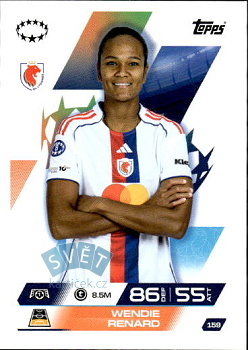 Wendie Renard Olympique Lyonnais Topps Match Attax EXTRA UEFA Club Competitions 2025/26 UEFA Women's Champions League #159