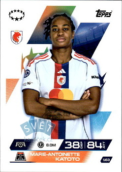 Marie Katoto Olympique Lyonnais Topps Match Attax EXTRA UEFA Club Competitions 2025/26 UEFA Women's Champions League #163