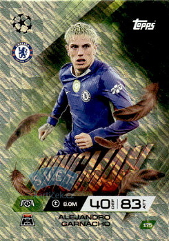 Alejandro Garnacho Chelsea Topps Match Attax EXTRA UEFA Club Competitions 2025/26 Wingman #175