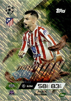 Alex Baena Atletico Madrid Topps Match Attax EXTRA UEFA Club Competitions 2025/26 Wingman #182