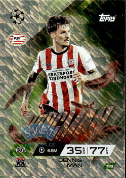 Dennis Man PSV Eindhoven Topps Match Attax EXTRA UEFA Club Competitions 2025/26 Wingman #193