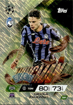 Nicola Zalewski Atalanta Topps Match Attax EXTRA UEFA Club Competitions 2025/26 Wingman #197