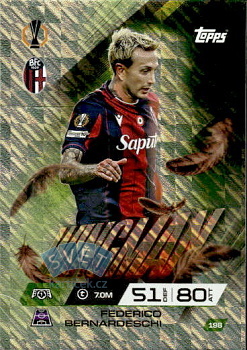 Federico Narnardeschi Bologna Topps Match Attax EXTRA UEFA Club Competitions 2025/26 Wingman #198