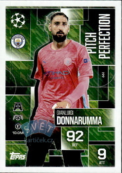 Gianluigi Donnarumma Manchester City Topps Match Attax EXTRA UEFA Club Competitions 2025/26 Pitch Perfection #199