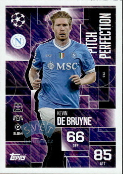 Kevin De Bruyne SSC Napoli Topps Match Attax EXTRA UEFA Club Competitions 2025/26 Pitch Perfection #213