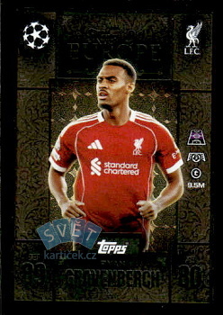 Ryan Gravenberch Liverpool Topps Match Attax EXTRA UEFA Club Competitions 2025/26 Kings of Europe #226