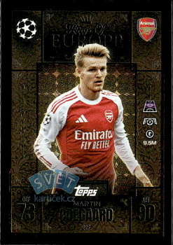 Martin Odegaard Arsenal Topps Match Attax EXTRA UEFA Club Competitions 2025/26 Kings of Europe #227