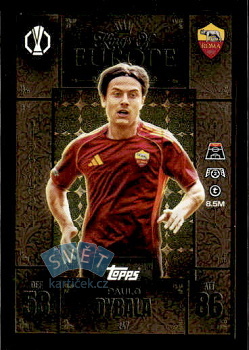 Paulo Dybala AS Roma Topps Match Attax EXTRA UEFA Club Competitions 2025/26 Kings of Europe #247