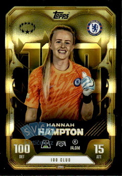 Hannah Hampton Chelsea Topps Match Attax EXTRA UEFA Club Competitions 2025/26 100 Club UEFA Women's Champions League #286