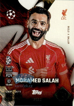 Mohamed Salah Liverpool Topps Match Attax EXTRA UEFA Club Competitions 2025/26 Build-a-Baller Ultimate Baller #BAB6