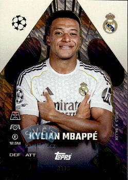 Kylian Mbappe Real Madrid Topps Match Attax EXTRA UEFA Club Competitions 2025/26 Build-a-Baller Ultimate Baller #BAB8