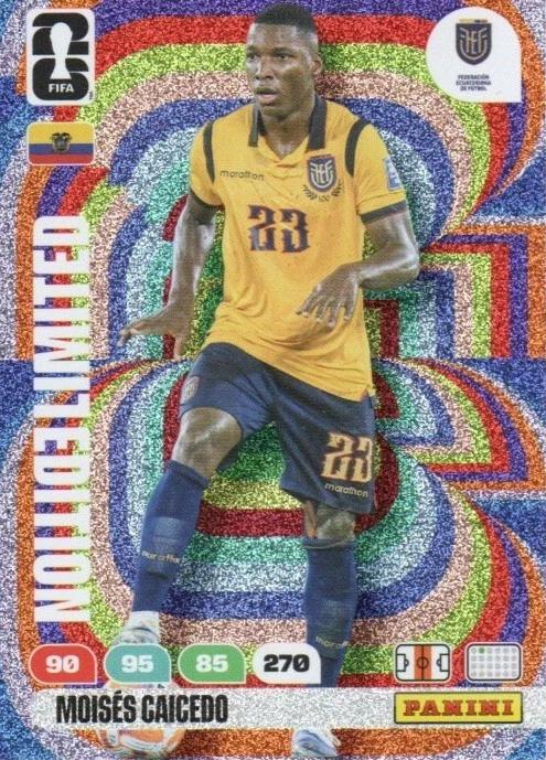 Moises Caicedo Ecuador Panini FIFA World Cup 2026 Adrenalyn XL Limited Edition #LE-21