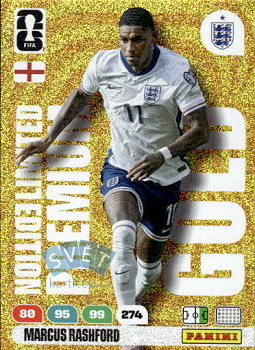 Marcus Rashford England Panini FIFA World Cup 2026 Adrenalyn XL Premium Gold Limited Edition #LE-PRGO03