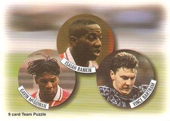 Gavin McGowan Isaiah Rankin Vince Bartram Arsenal 1997/98 Futera Fans' Selection #3
