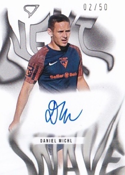 Daniel Michl Vlasim SportZoo Chance Narodni Liga 2025/26 Next Wave Light Gold Auto /50 #NWS-DM