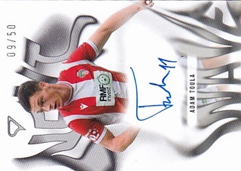 Adam Toula Viktoria Zizkov SportZoo Chance Narodni Liga 2025/26 Next Wave Light Gold Auto /50 #NWS-AT
