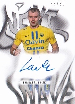 Barnabas Lacik Opava SportZoo Chance Narodni Liga 2025/26 Next Wave Light Gold Auto /50 #NWS-BL