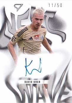 David Krch Ceske Budejovice SportZoo Chance Narodni Liga 2025/26 Next Wave Light Gold Auto /50 #NWS-DK