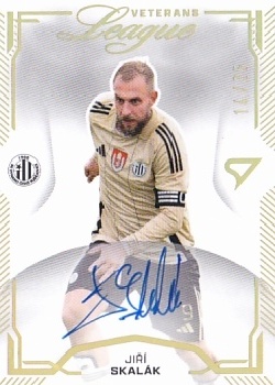 Jiri Skalak Ceske Budejovice SportZoo Chance Narodni Liga 2025/26 League Veterans Gold Auto Prism /25 #LV-7