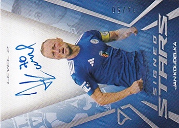Jan Koudelka Prostejov SportZoo Chance Narodni Liga 2025/26 Signed Stars - Level 2 /50 #SL2-JK