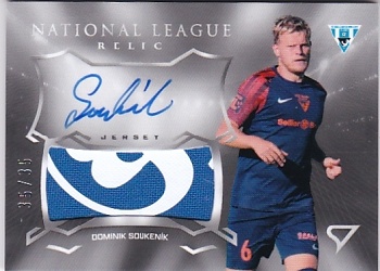 Dominik Soukenik Vlasim SportZoo Chance Narodni Liga 2025/26 National League Relic /35 #NR-DS