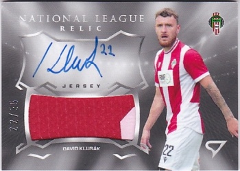 David Klusak Viktoria Zizkov SportZoo Chance Narodni Liga 2025/26 National League Relic /35 #NR-DK