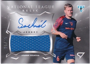 Dominik Soukenik Vlasim SportZoo Chance Narodni Liga 2025/26 National League Relic /35 #NR-DS