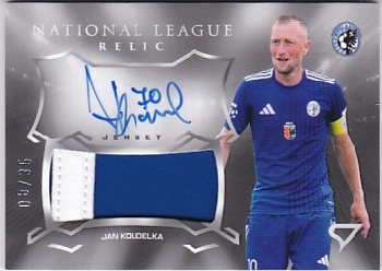 Jan Koudelka Prostejov SportZoo Chance Narodni Liga 2025/26 National League Relic /35 #NR-KO
