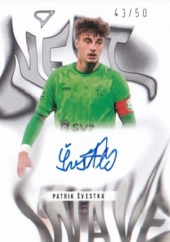 Patrik Svestka Pribram SportZoo Chance Narodni Liga 2025/26 Next Wave Light Gold Auto /50 #NWS-PS