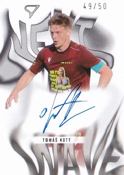 Tomas Kott Usti nad Labem SportZoo Chance Narodni Liga 2025/26 Next Wave Light Gold Auto /50 #NWS-KO