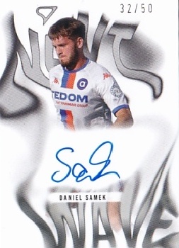 Daniel Samek Artis Brno SportZoo Chance Narodni Liga 2025/26 Next Wave Light Gold Auto /50 #NWS-DS