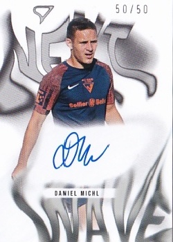 Daniel Michl Vlasim SportZoo Chance Narodni Liga 2025/26 Next Wave Light Gold Auto /50 #NWS-DM