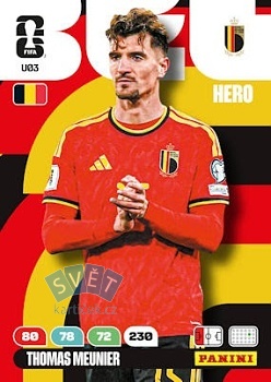 Thomas Meunier Belgium Panini FIFA World Cup 2026 Adrenalyn XL Upgrade #U03