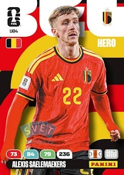 Alexis Saelemaekers Belgium Panini FIFA World Cup 2026 Adrenalyn XL Upgrade #U04
