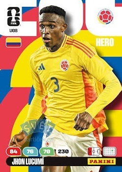 Jhon Lucumi Colombia Panini FIFA World Cup 2026 Adrenalyn XL Upgrade #U08