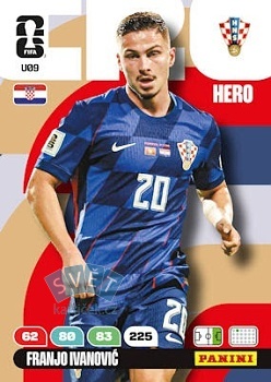 Franjo Ivanovic Croatia Panini FIFA World Cup 2026 Adrenalyn XL Upgrade #U09