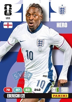 Eberechi Eze England Panini FIFA World Cup 2026 Adrenalyn XL Upgrade #U15