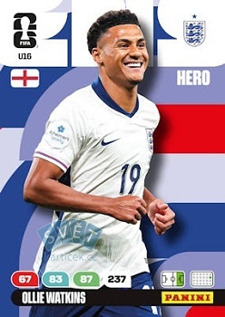 Ollie Watkins England Panini FIFA World Cup 2026 Adrenalyn XL Upgrade #U16