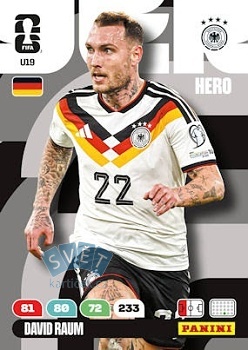 David Raum Germany Panini FIFA World Cup 2026 Adrenalyn XL Upgrade #U19