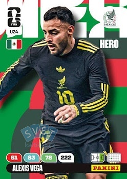 Alexis Vega Mexico Panini FIFA World Cup 2026 Adrenalyn XL Upgrade #U24