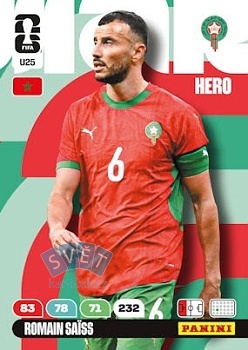 Romain Saiss Morocco Panini FIFA World Cup 2026 Adrenalyn XL Upgrade #U25