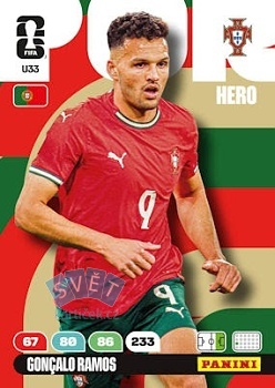 Goncalo Ramos Portugal Panini FIFA World Cup 2026 Adrenalyn XL Upgrade #U33