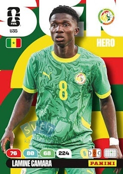 Lamine Camara Senegal Panini FIFA World Cup 2026 Adrenalyn XL Upgrade #U35