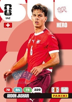 Ardon Jashari Switzerland Panini FIFA World Cup 2026 Adrenalyn XL Upgrade #U42