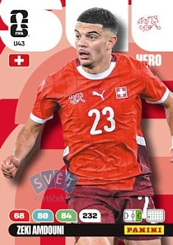 Zeki Amdouni Switzerland Panini FIFA World Cup 2026 Adrenalyn XL Upgrade #U43