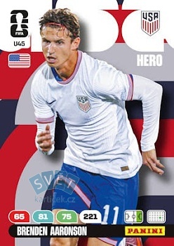 Brenden Aaronson USA Panini FIFA World Cup 2026 Adrenalyn XL Upgrade #U45