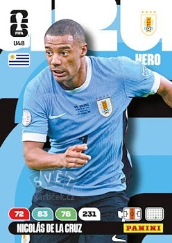 Nicola De Le Cruz Uruguay Panini FIFA World Cup 2026 Adrenalyn XL Upgrade #U48