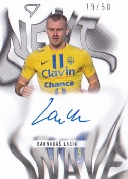 Barnabas Lacik Opava SportZoo Chance Narodni Liga 2025/26 Next Wave Light Gold Auto /50 #NWS-BL