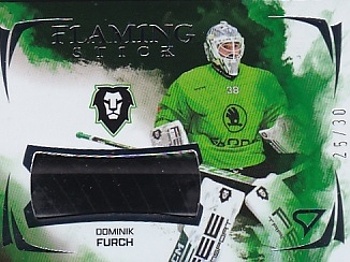 Dominik Furch Mlada Boleslav Tipsport ELH 2025/26 SportZoo 2. serie Flaming Stick /30 #FS-DF