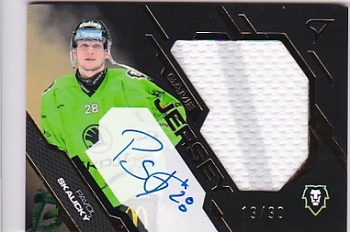 Pavol Skalicky Mlada Boleslav Tipsport ELH 2025/26 SportZoo 2. serie Game Jersey Auto /30 #GJ-PS
